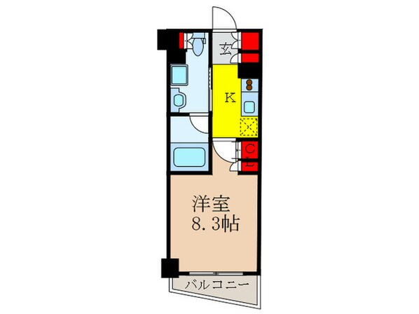 レジディア中落合A棟の物件間取画像